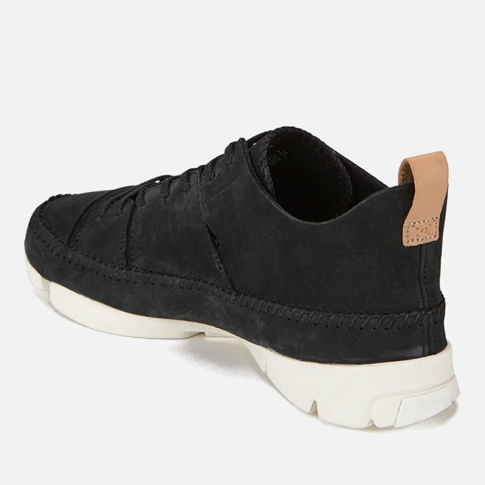 Clarks Originals Men's Trigenic Nubuck Suede Trainers - Black