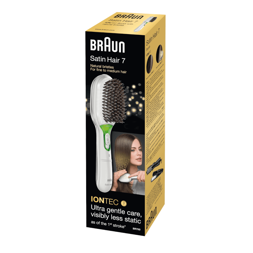 Braun BR750 Iontech Hair Brush - White