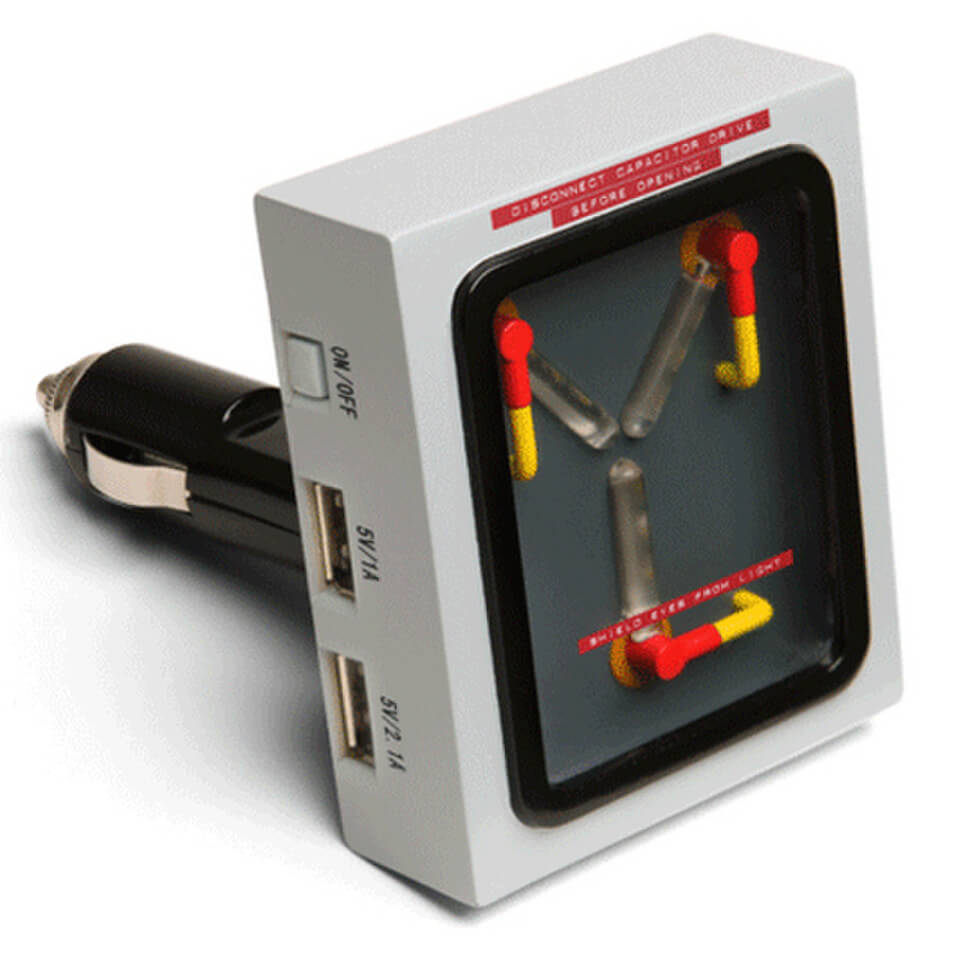 flux capacitor cigarette lighter Back to the Future Flux Capacitor Car Charger