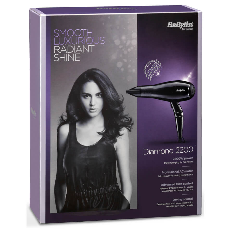 BaByliss Diamond Hair Dryer - Black
