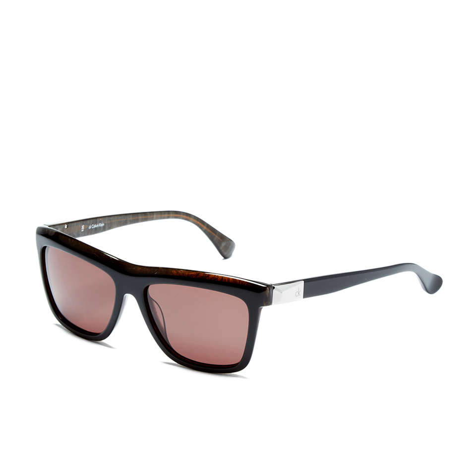 Calvin Klein Women's Platinum Sunglasses - Black Marble