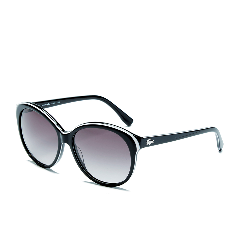 Lacoste Women's Round Sunglasses - White/Black