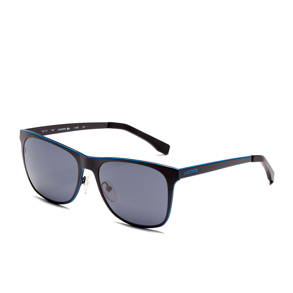 Lacoste Men's Rectangle Sunglasses - Black Matt