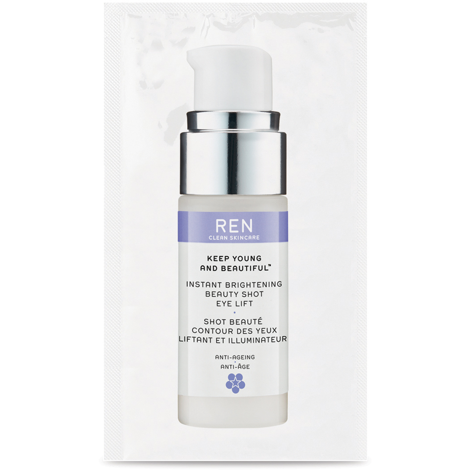 Ren Keep Young and Beautiful Instant Brightening Beauty Shot Eye Lift 0.3ml (Free Gift)