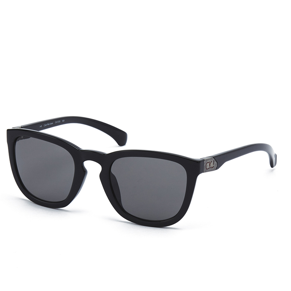 Calvin Klein Jeans Unisex Wayfarer Sunglasses - Black