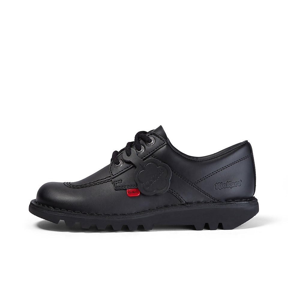 Adult Womens Kick Lo Leather Black