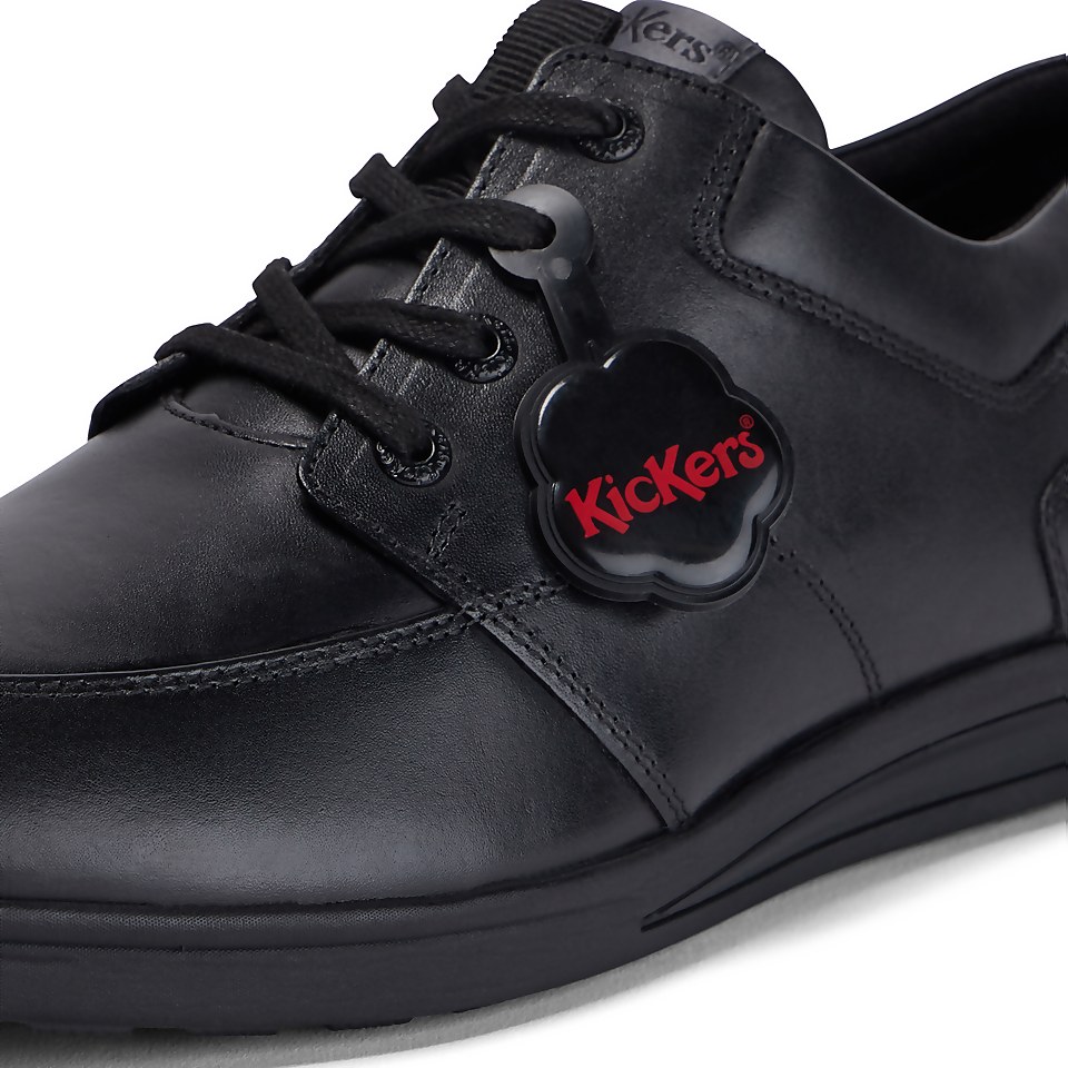 KICKERS TROIKO LACE LTHR AM BLACK/BLACK