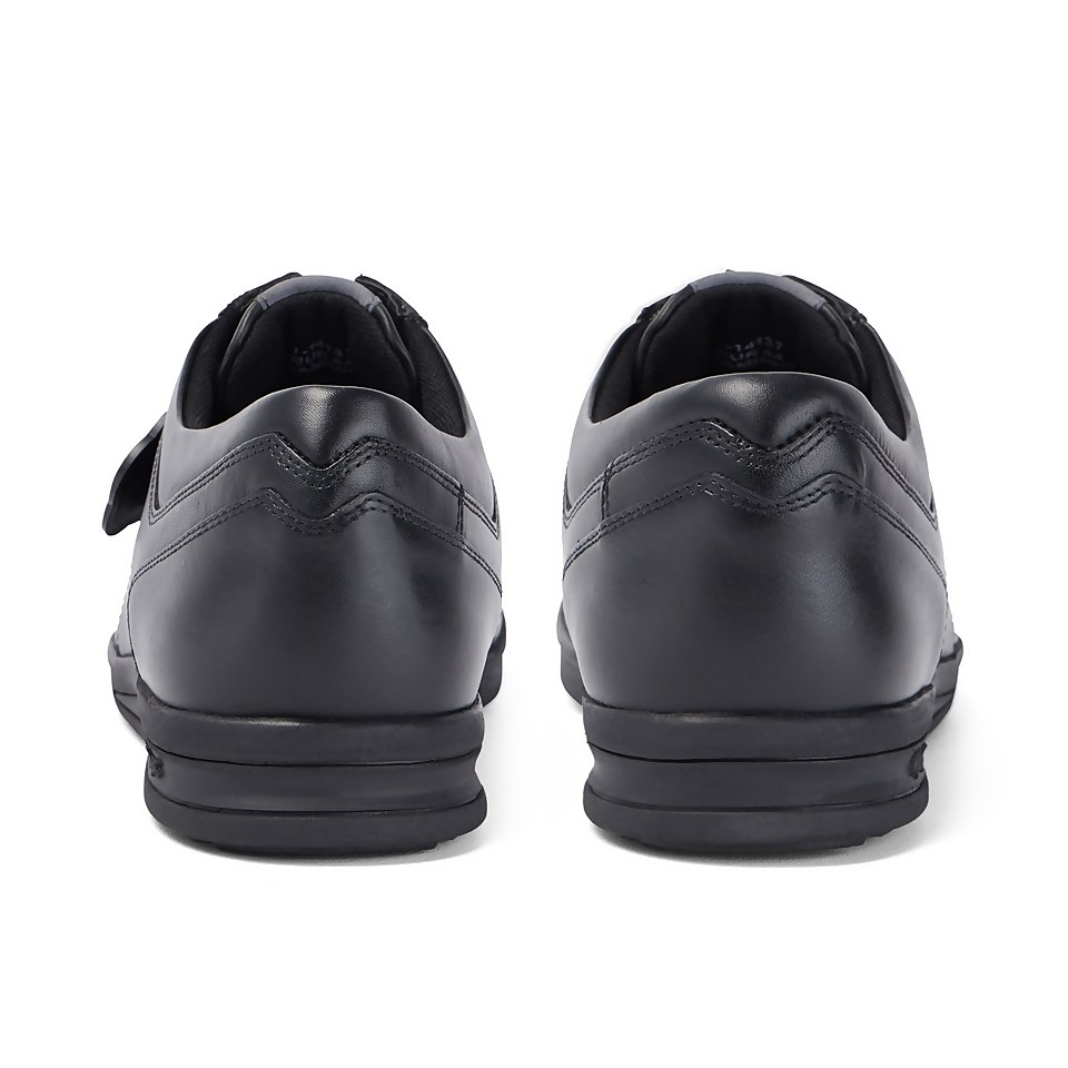KICKERS TROIKO LACE LTHR AM BLACK/BLACK