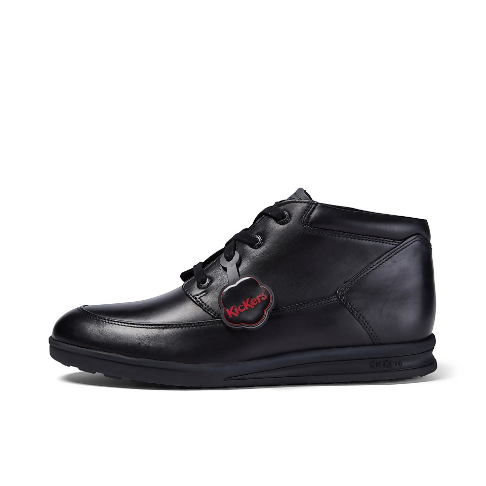 KICKERS TROIKO BOOT LTHR AM BLACK BLACK