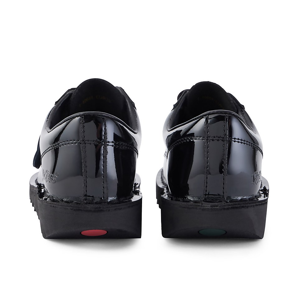 Adult Womens Kick Lo Patent Leather Black