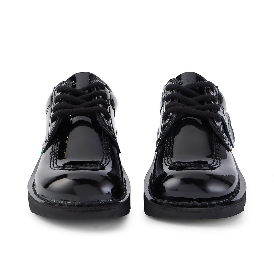 Adult Womens Kick Lo Patent Leather Black