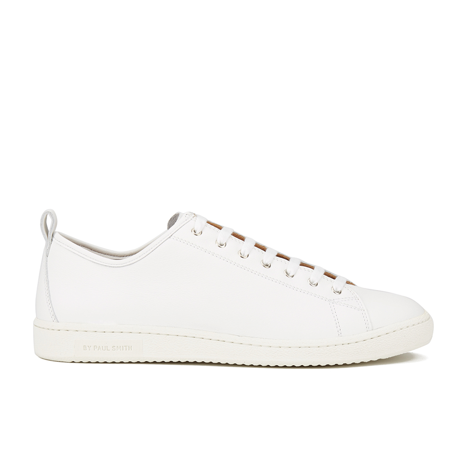 PS by Paul Smith Men's Miyata Leather Trainers - White Seta