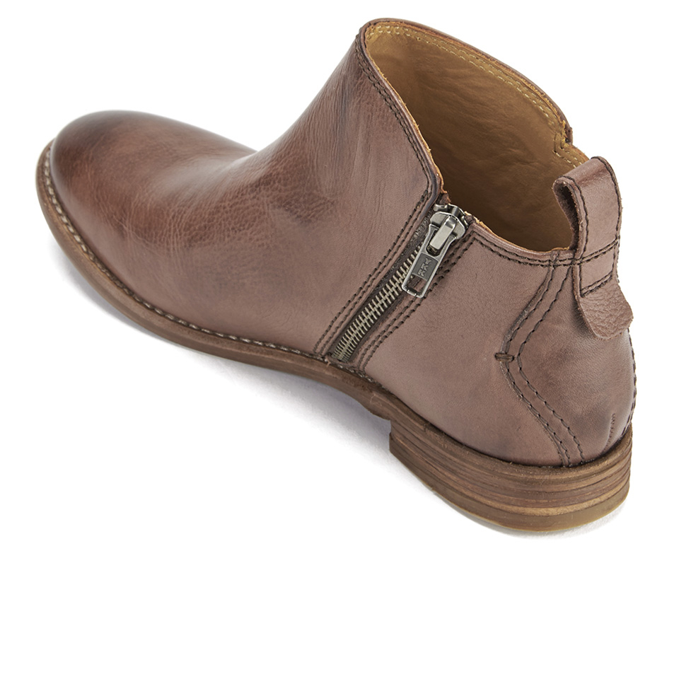 Hudson London Women s Revelin Leather Ankle Boots Chocolate Allsole