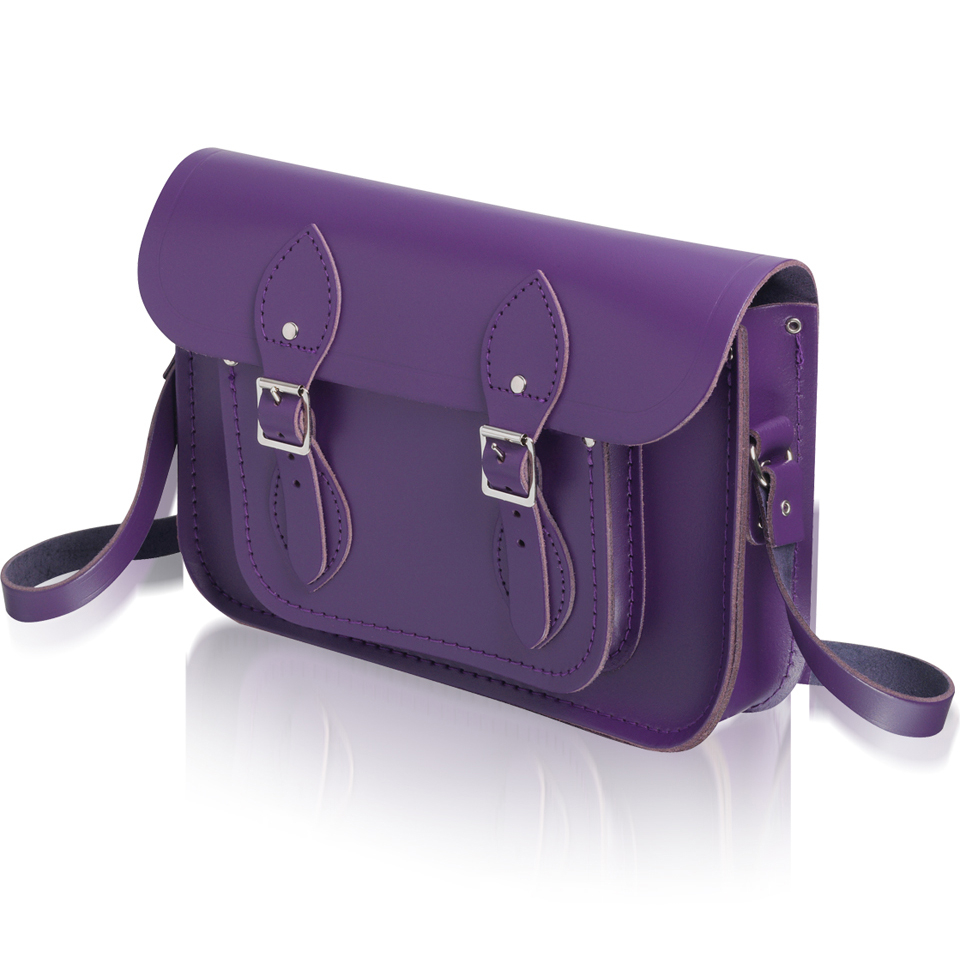The Cambridge Satchel Company Women's 11 Inch Leather Satchel - Purple