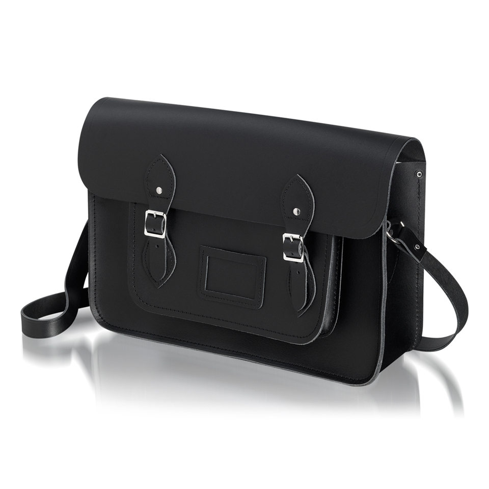 The Cambridge Satchel Company Women's 15 Inch Leather Satchel - Black