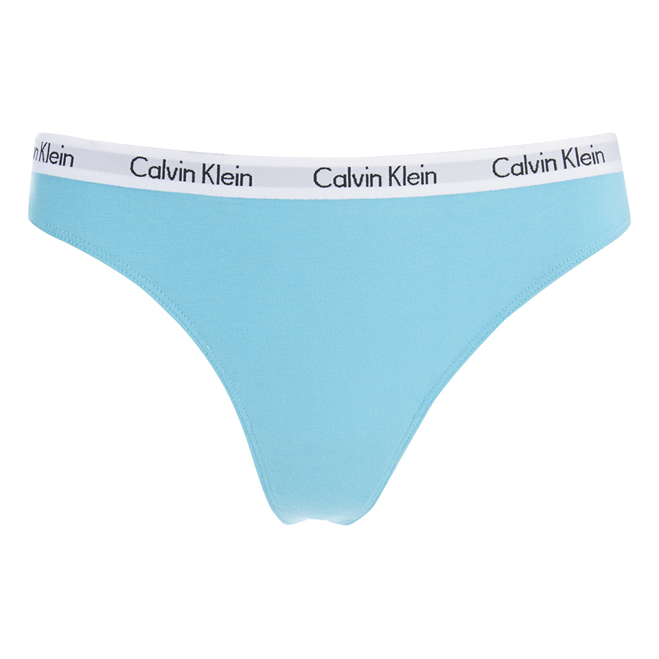 Calvin Klein Women's 3 Pack Logo Thongs - Flourish/Impression/Entice