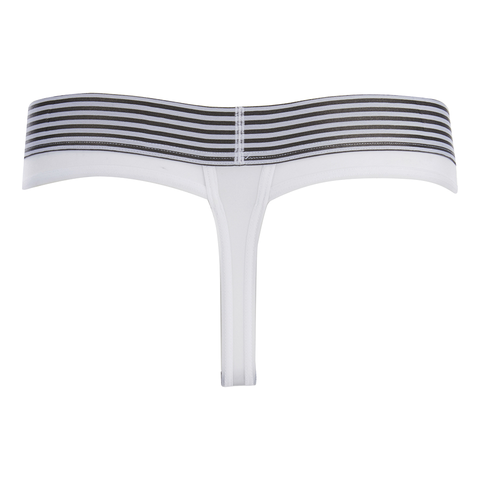Calvin Klein Women's Iron Strength Thong - White