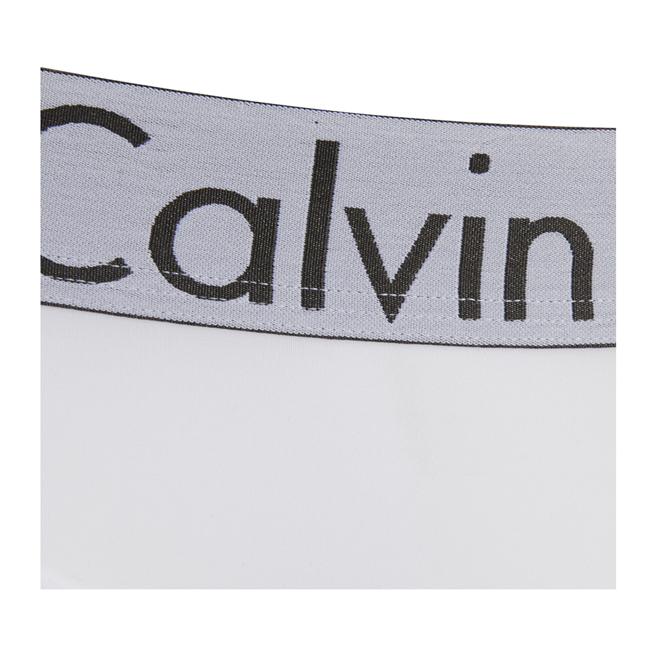 Calvin Klein Women's Iron Strength Thong - White