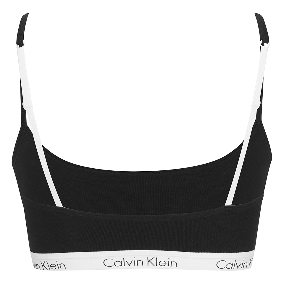 Calvin Klein Women's Ck One Logo Bralette - Black