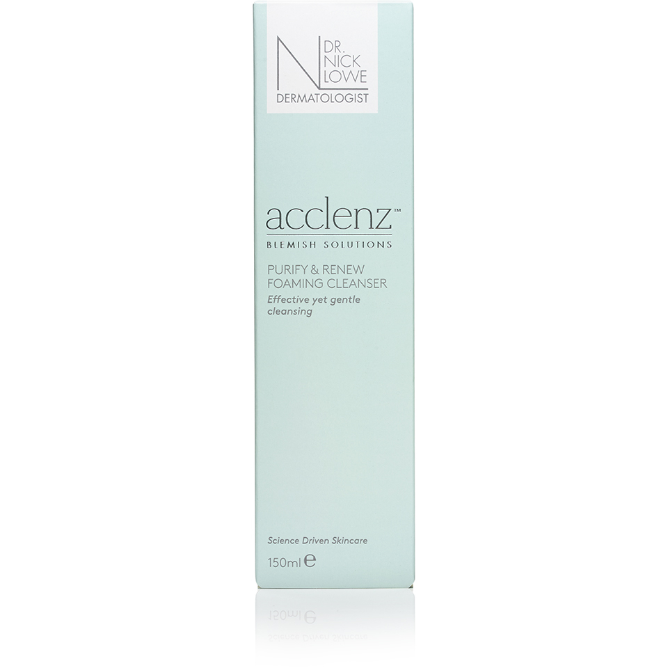 Dr. Nick Lowe acclenz Purify and Renew Foaming Cleanser 150ml
