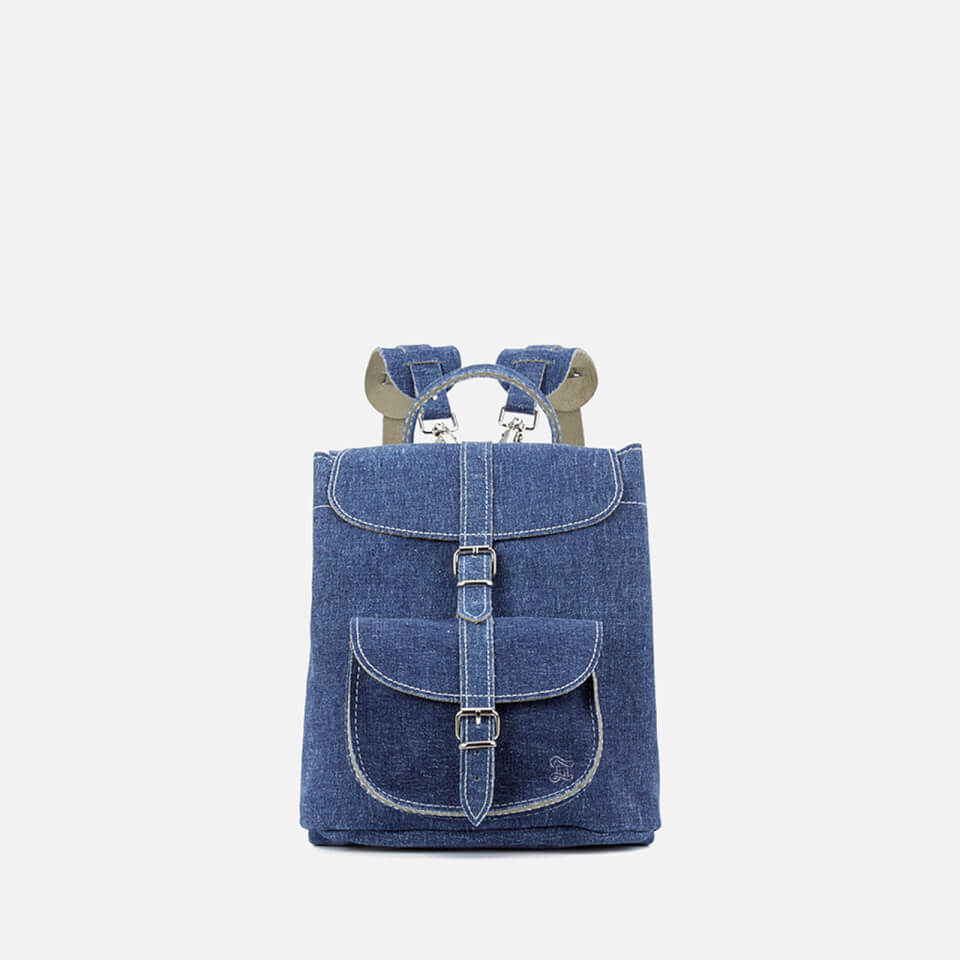 Grafea Women's Denim Small Backpack  - Denim