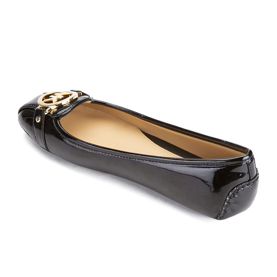 MICHAEL MICHAEL KORS Women's Fulton Patent Leather Moc Pumps - Black