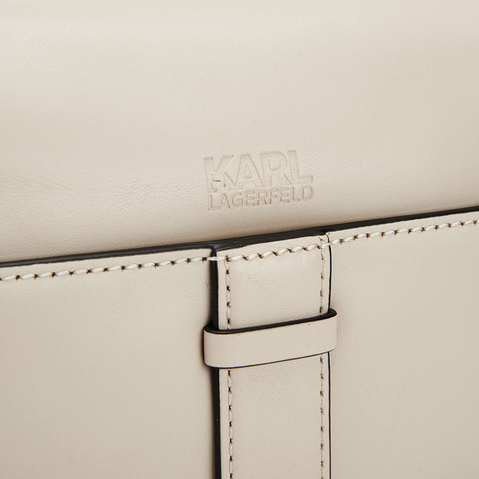 Karl Lagerfeld Women's K/Chain Small Shoulder Bag - Cream