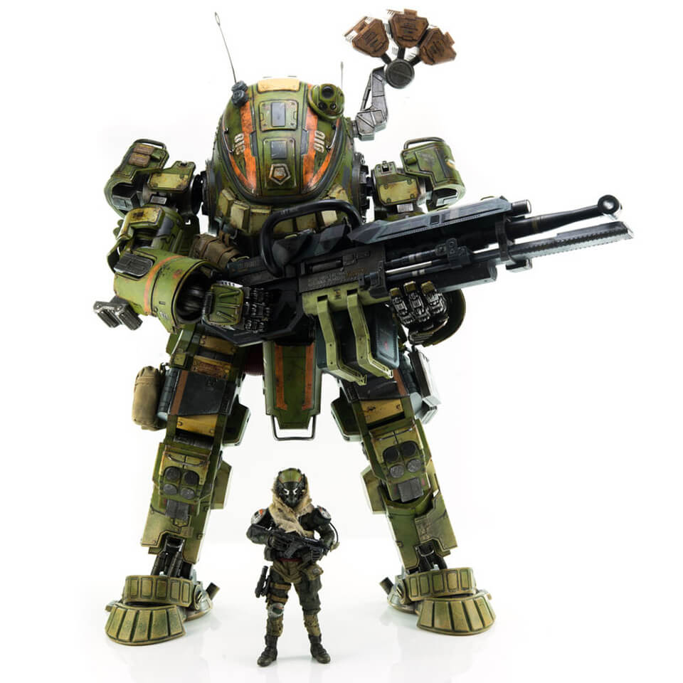 ThreeZero Titanfall M-COR Ogre 20 Inch Statue