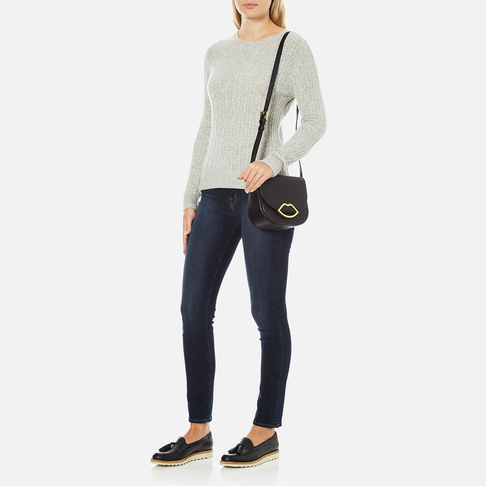 Lulu Guinness Women's Zoe Large Crossbody Bag - Black