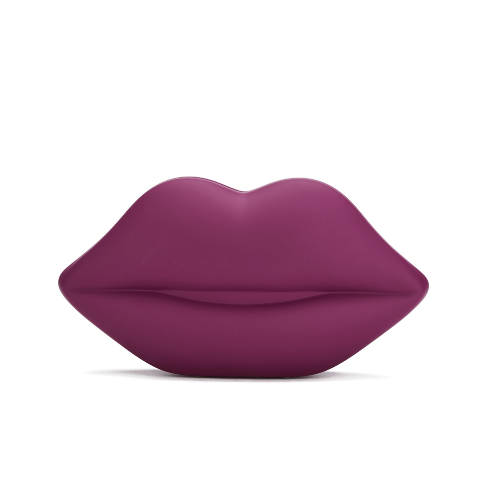 LARGE RED PERSPEX LIPS CLUTCH – Le Wardrobe