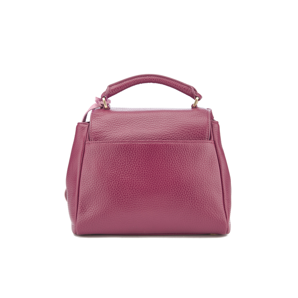 Lulu Guinness Women's Rita Small Shoulder Bag with Lip Charm - Cassis