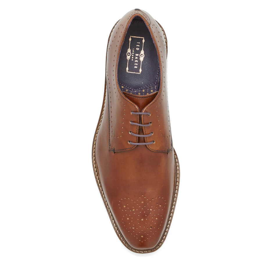 Ted baker mens top marar leather brogues tan