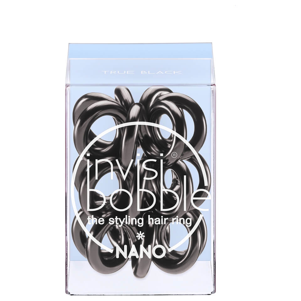 invisibobble Nano Hair Tie (3 Pack) - True Black