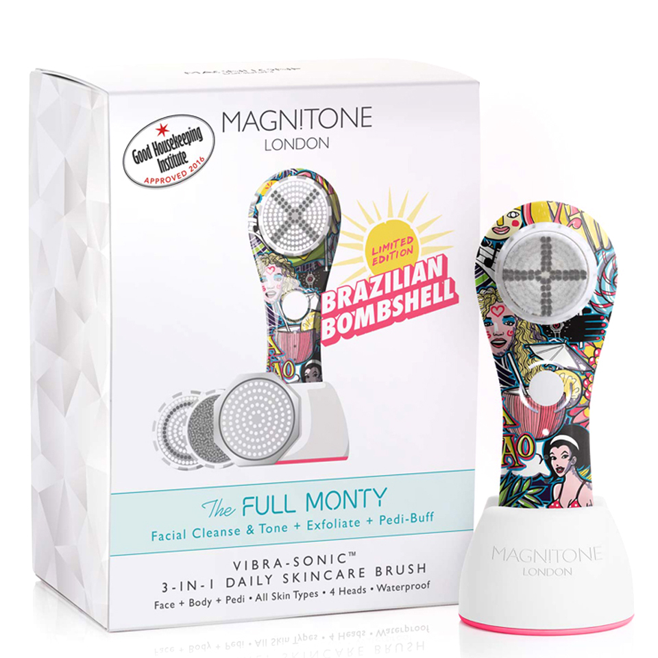 ¡El Full Monty de MAGNITONE London! Cepillo Daily Skincare Vibra-Sonic™ - Edición Verano '16