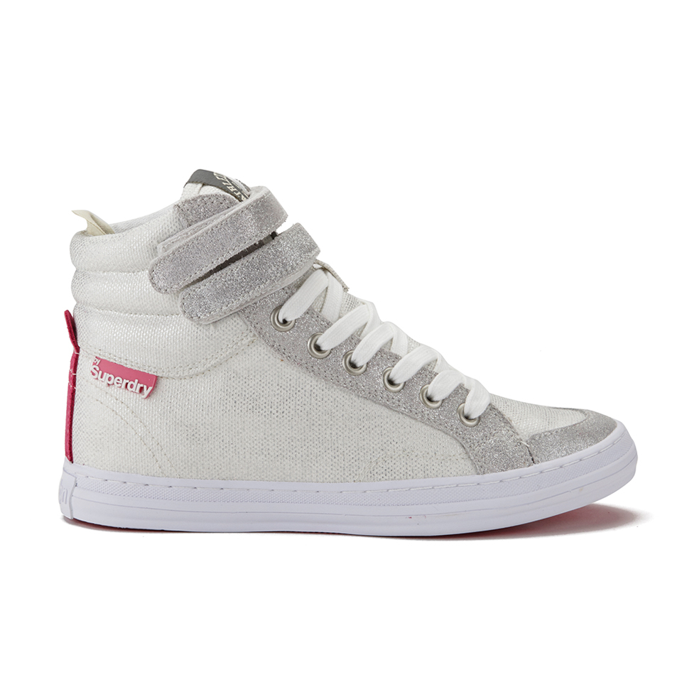 Superdry best sale silver trainers