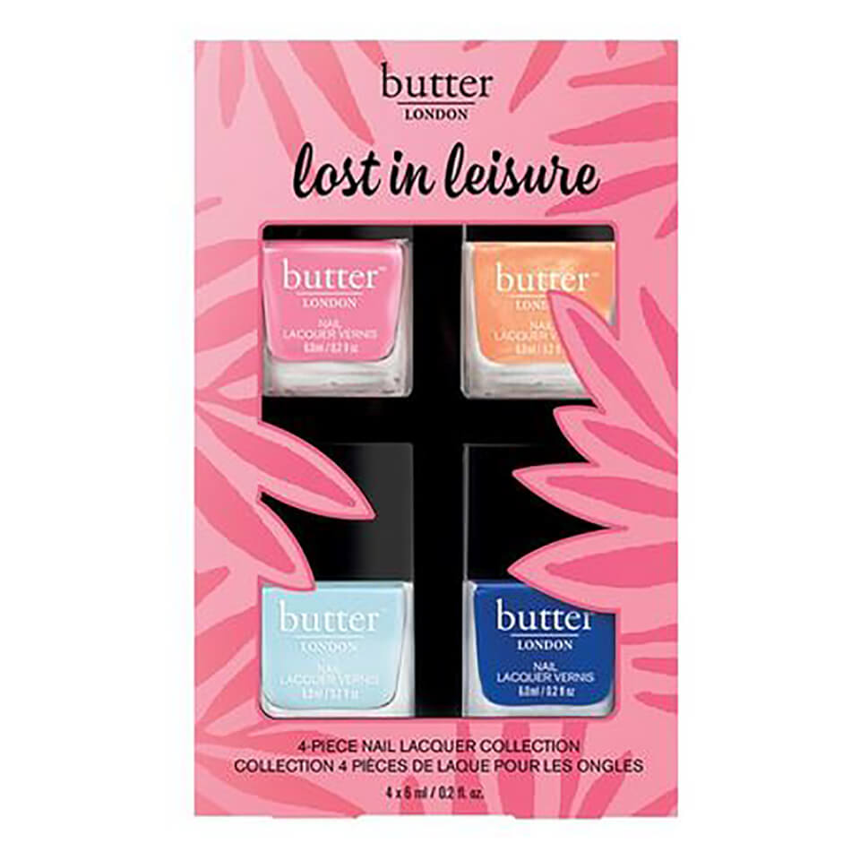 butter LONDON Lost in Leisure Fashion Size Nail Lacquer Set