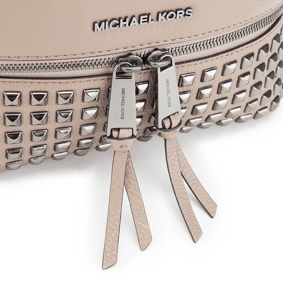 MICHAEL MICHAEL KORS Rhea Zip Stud Backpack - Grey