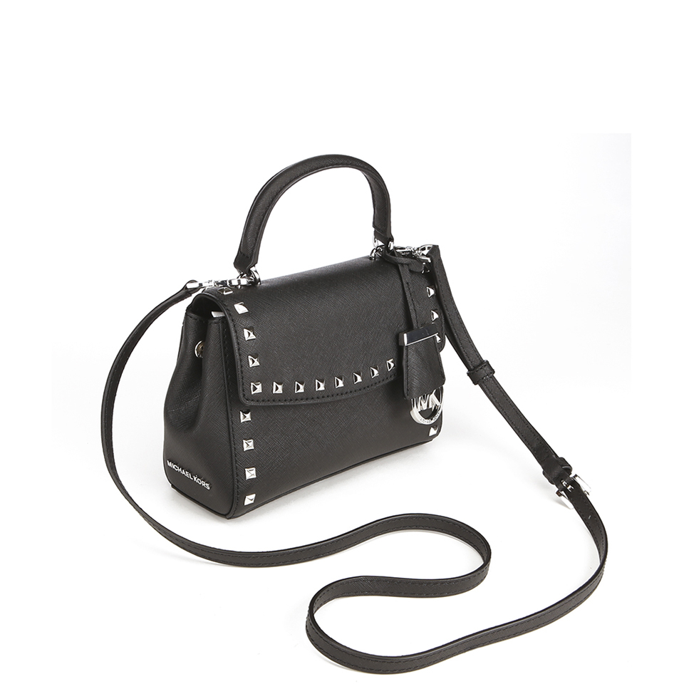 MICHAEL MICHAEL KORS Ava Stud Mini Crossbody Bag - Black