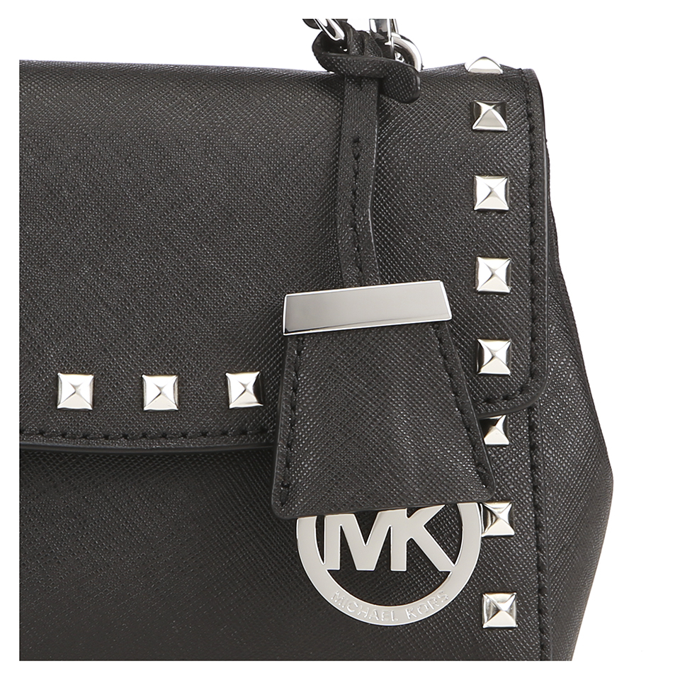 MICHAEL MICHAEL KORS Ava Stud Mini Crossbody Bag - Black