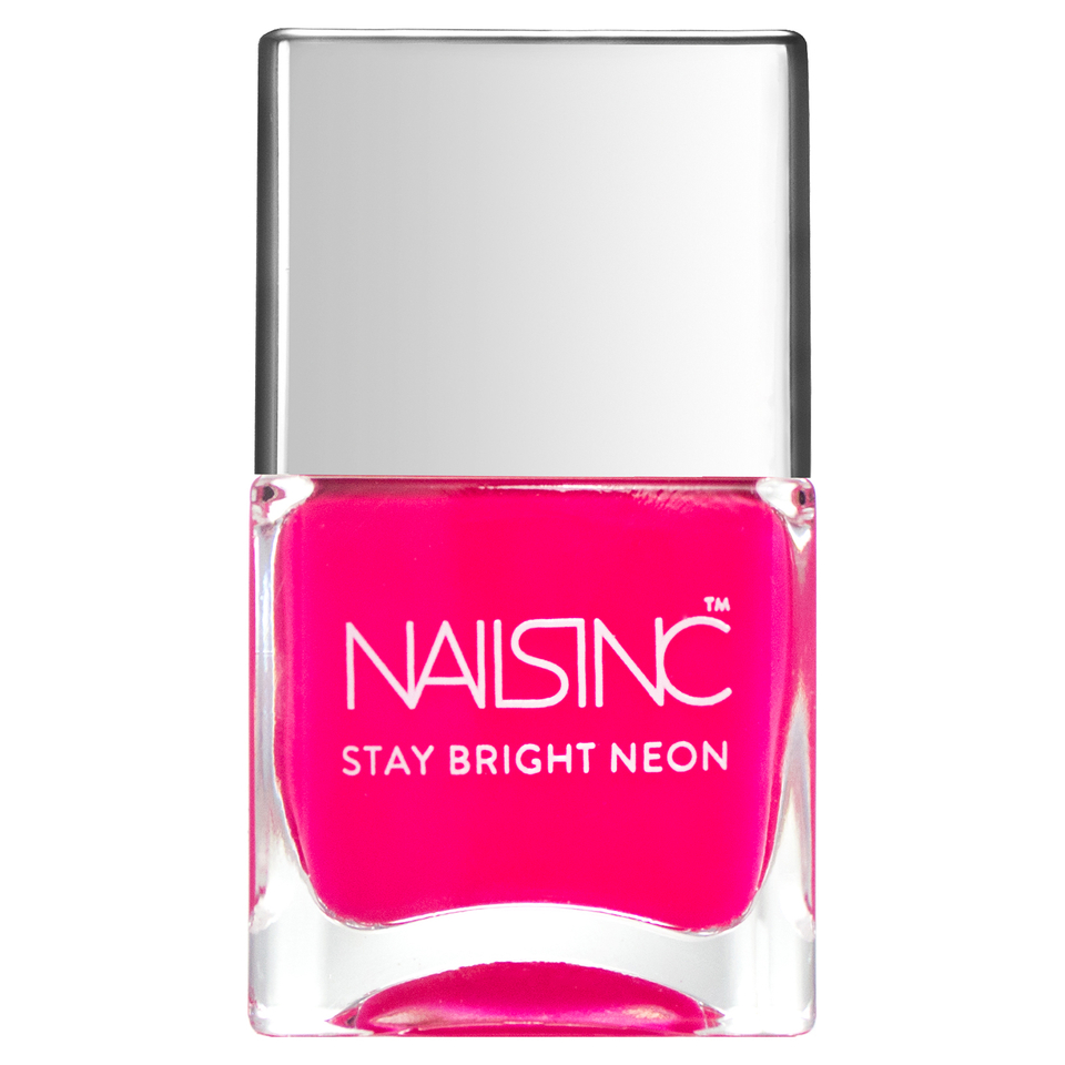 nails inc. Esmalte de uñas Claridge Gardens - Neon Pink (14 ml)