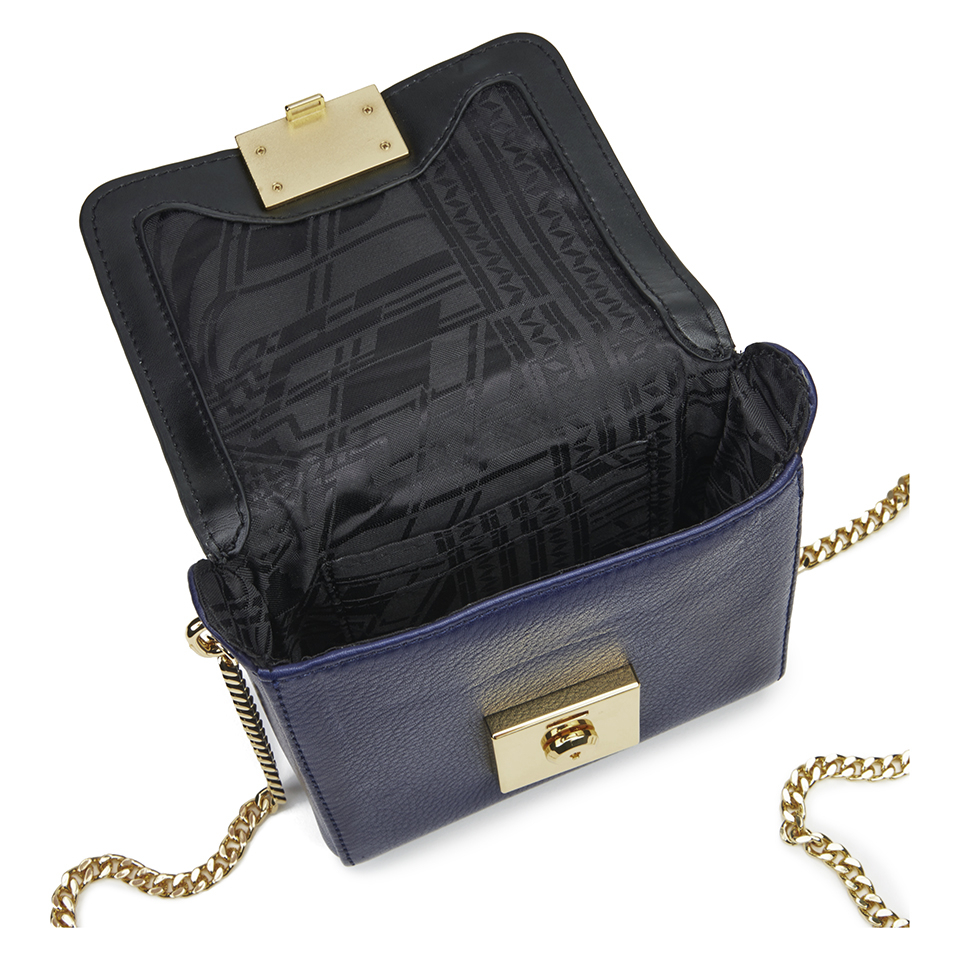Ted Baker Women's Taela Luggage Lock Small Cross Body Bag - Dark Blue