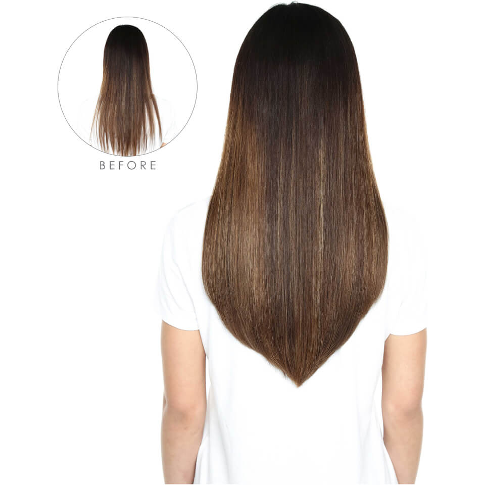 Beauty Works Jen Atkin Invisi-Clip-In Hair Extensions 18" - Hot Toffee 4