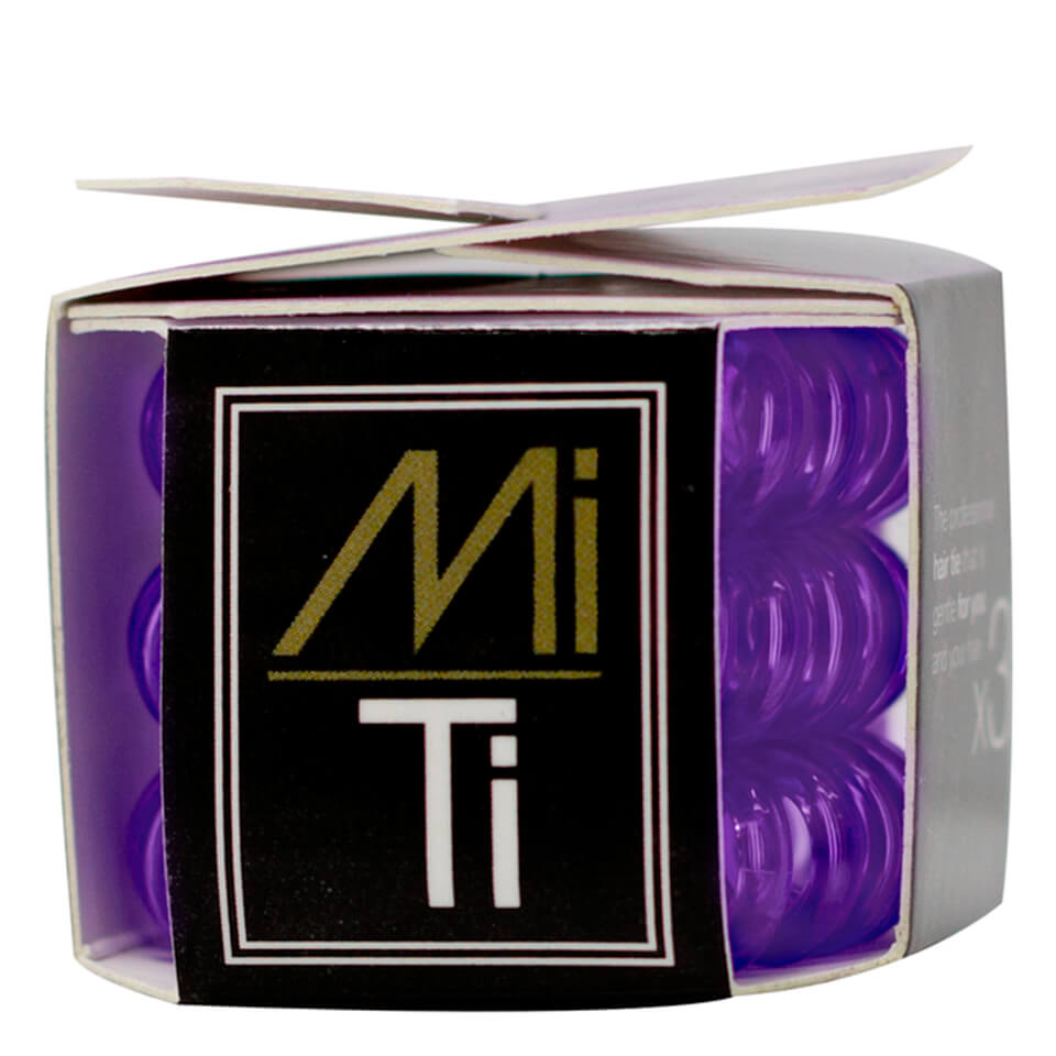 MiTi Professional Hair Tie - Paradise Purple (3pc)