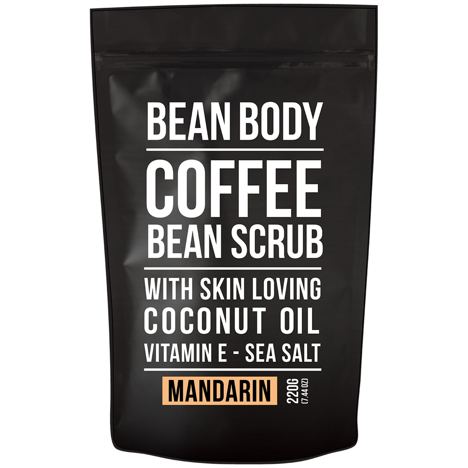 Bean Body Coffee Bean Scrub 220g - Mandarin