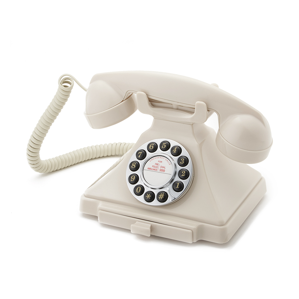 GPO Retro 1929S Classic Carrington Push Button Telephone - Ivory