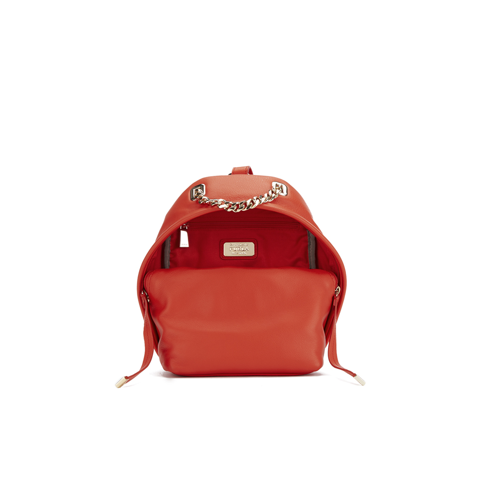 【人気商品】 Furla Orange - Backpack Mini Bag Spy Women's バッグ