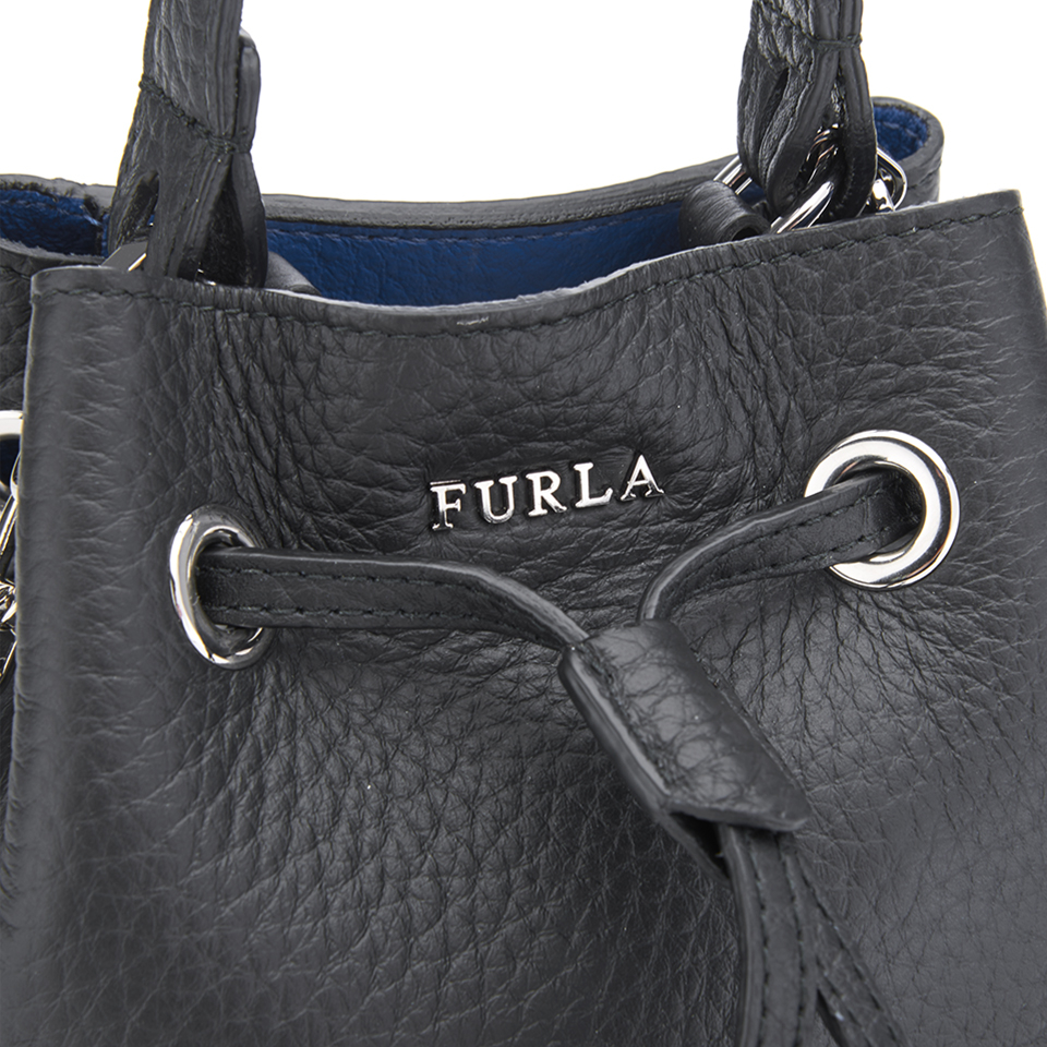 Furla Women's Stacy Rock Mini Drawstring Bag - Black