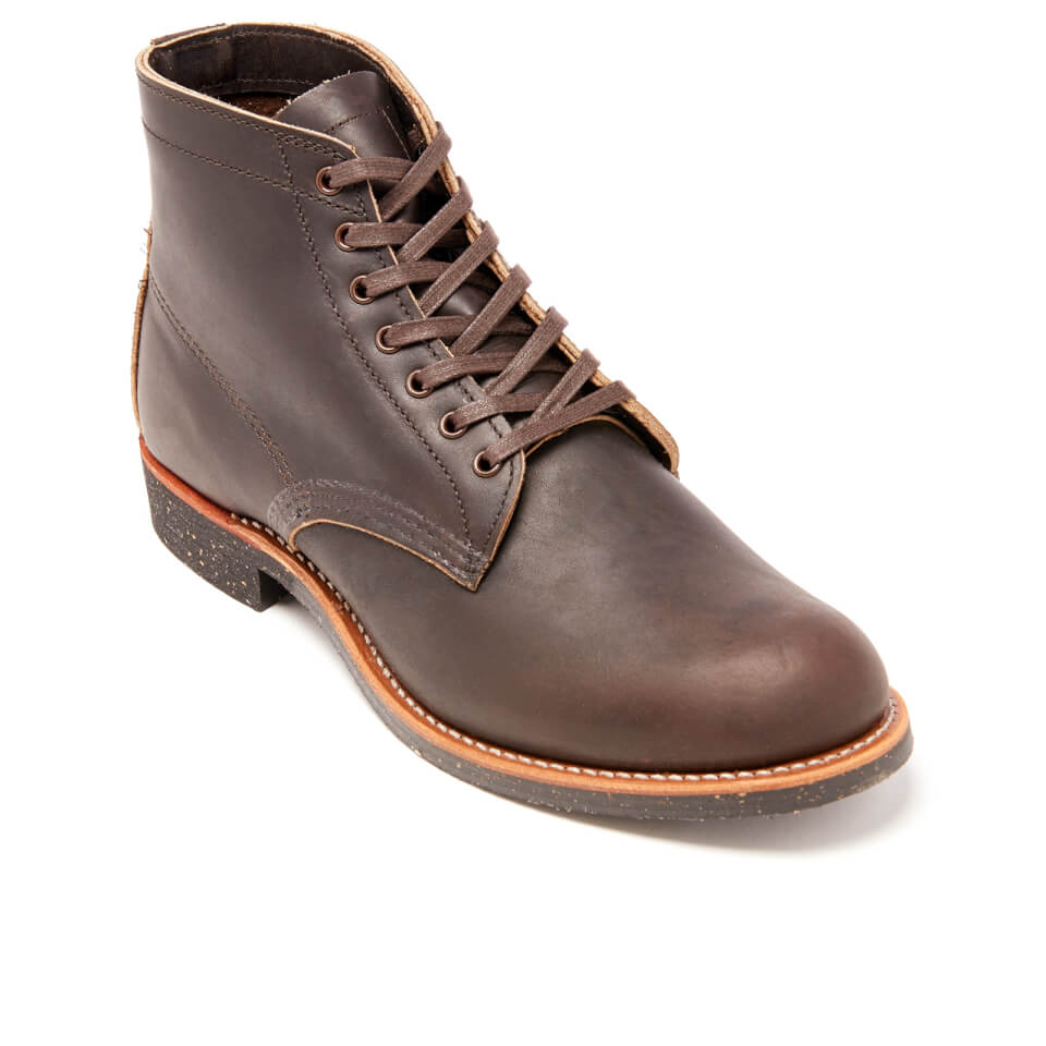 Red Wing Men s Merchant Leather Lace Up Boots Ebony Harness Allsole