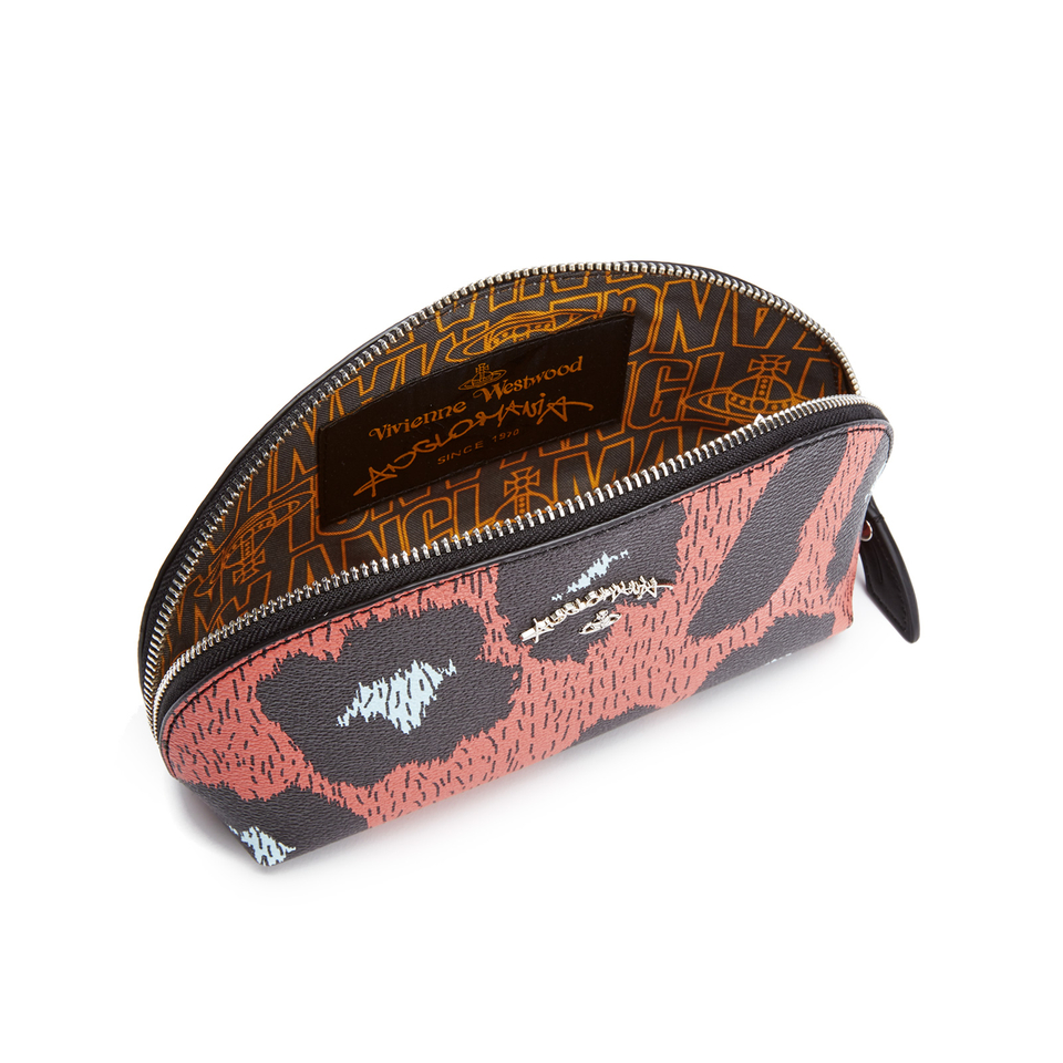 Vivienne Westwood Leopardmania Women's Make Up Bag - Orange