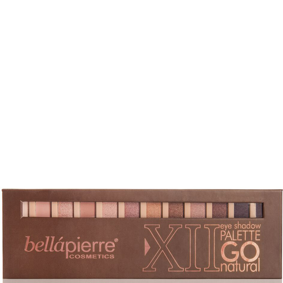 Bellapierre Cosmetics 12 Eyeshadow Palette - Go Natural